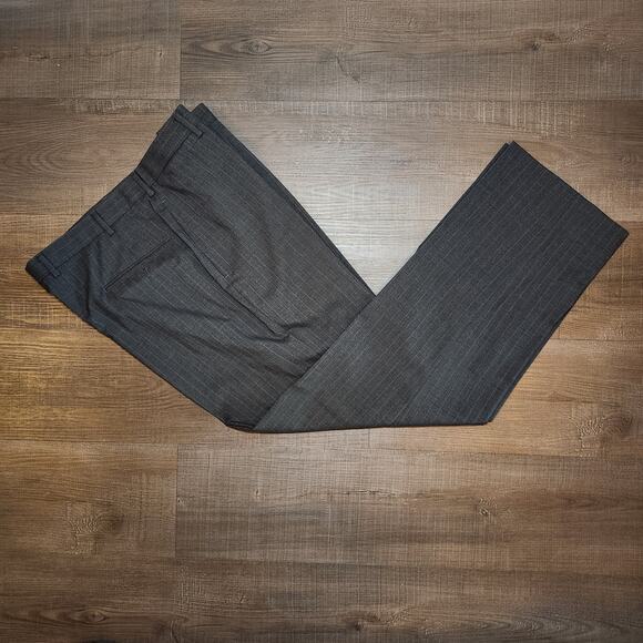 BROOKS BROTHERS Men’s 3-Piece Suit Jacket Vest Pants 42R Grey Wool Striped USA - Picture 5 of 16